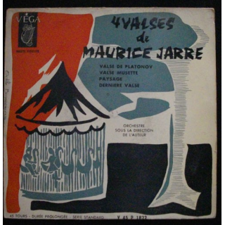 DISQUE 45 TOURS : 4 VALSES DE MAURICE JARRE N°45 P 1822