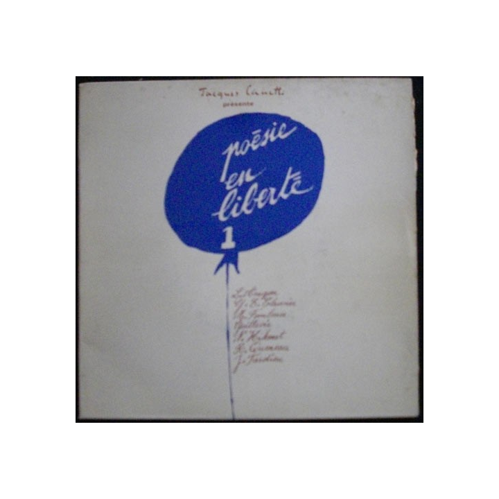 DISQUE 33 (TAILLE 45) TOURS : JACQUES CANETTI POÉSIE EN LIBERTÉ