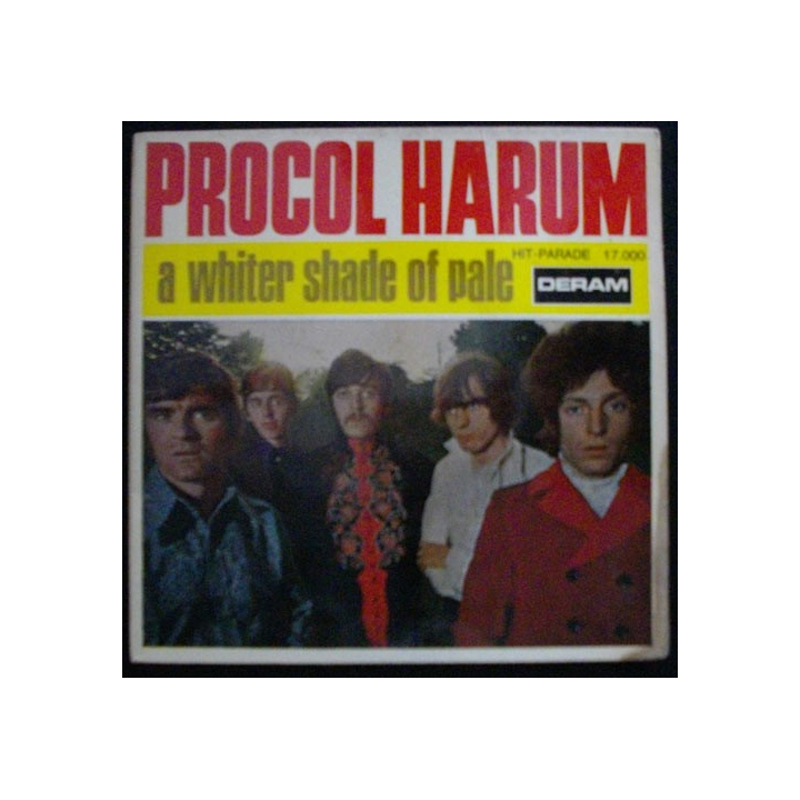 DISQUE 45 TOURS : PROCOL HARUM A WHITER SHADE OF PALE