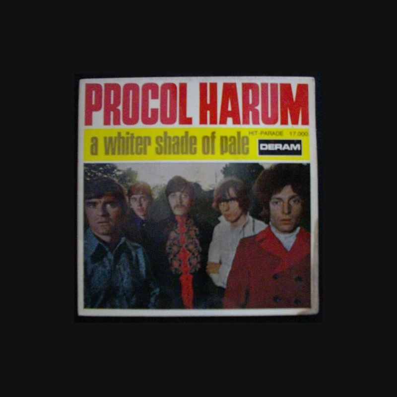 Procol Harum A Whiter Shade Of Pale En Français DISQUE 45 TOURS : PROCOL HARUM A WHITER SHADE OF PALE