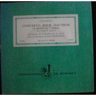 DISQUE 33 (TAILLE 45) TOURS : CIMAROSA CONCERTO POUR HAUBOIS