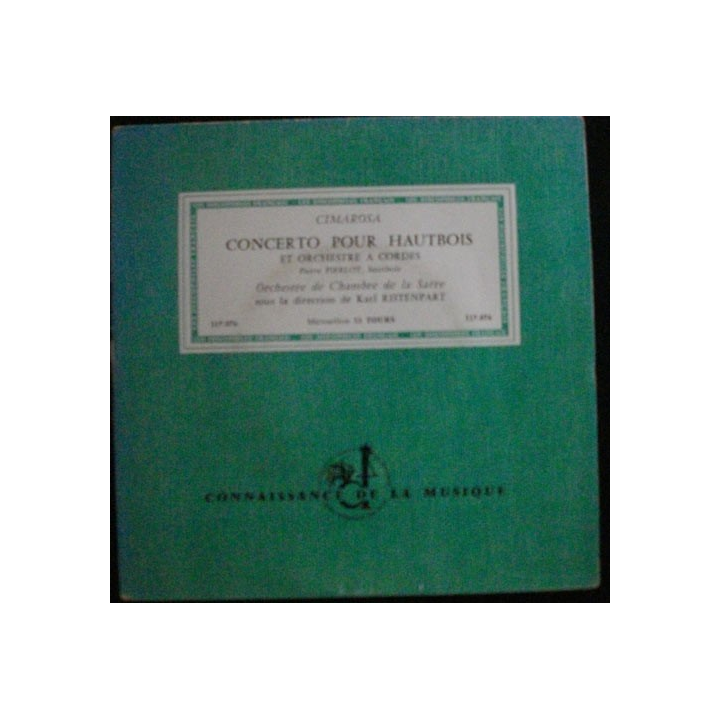 DISQUE 33 (TAILLE 45) TOURS : CIMAROSA CONCERTO POUR HAUBOIS