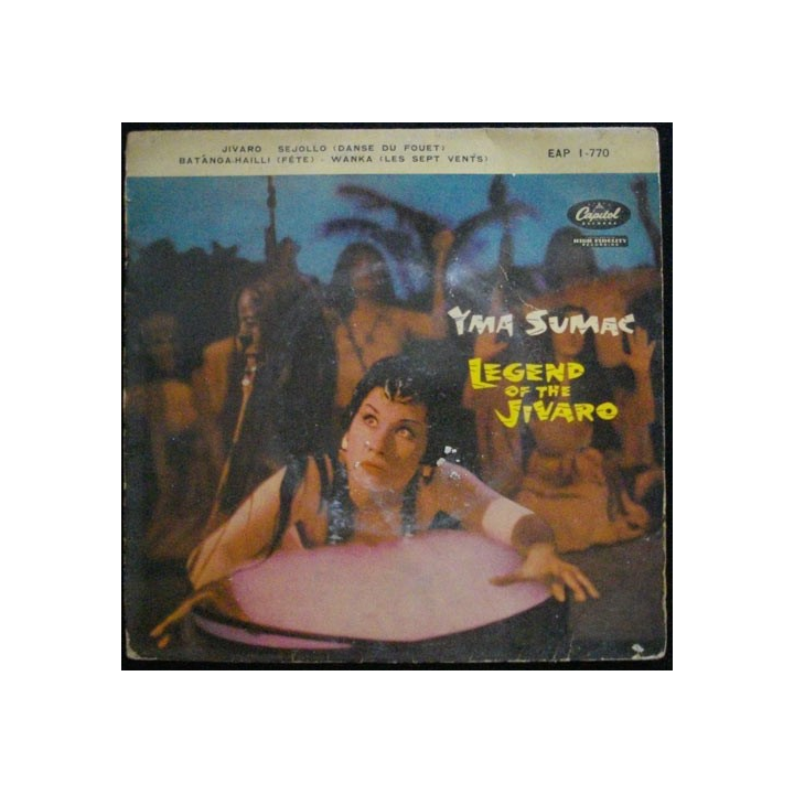 DISQUE 45 TOURS : YMA SUMAC LEGEND OF THE JIVARO N°I-770