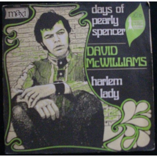 DISQUE 45 TOURS : DAVID MC WILLIAMS DAYS OF PEARLY SPENCER