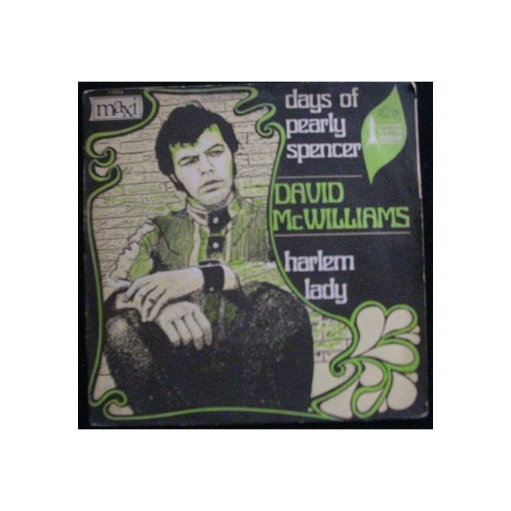 DISQUE 45 TOURS : DAVID MC WILLIAMS DAYS OF PEARLY SPENCER