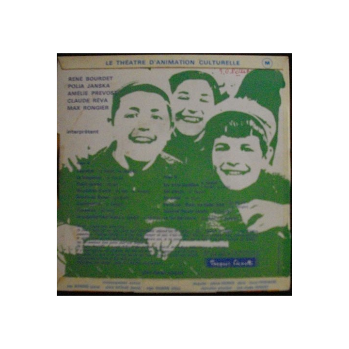 DISQUE 33 (TAILLE 45) TOURS : JACQUES CANETTI ENFANTS LIBERTÉ n°3