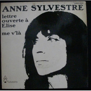 DISQUE 45 TOURS ANNE SYLVESTRE LETTRE OUVERTE A ELISE ME V'LA