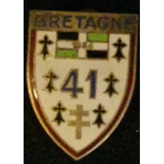 41° RI : 41° RÉGIMENT D'INFANTERIE (DRAGO) ÉMAIL