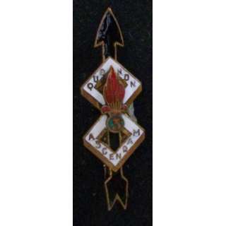 3° REI : 3°RÉGIMENT ÉTRANGER D'INF 2° BON 8°CIE (ÉMAIL)