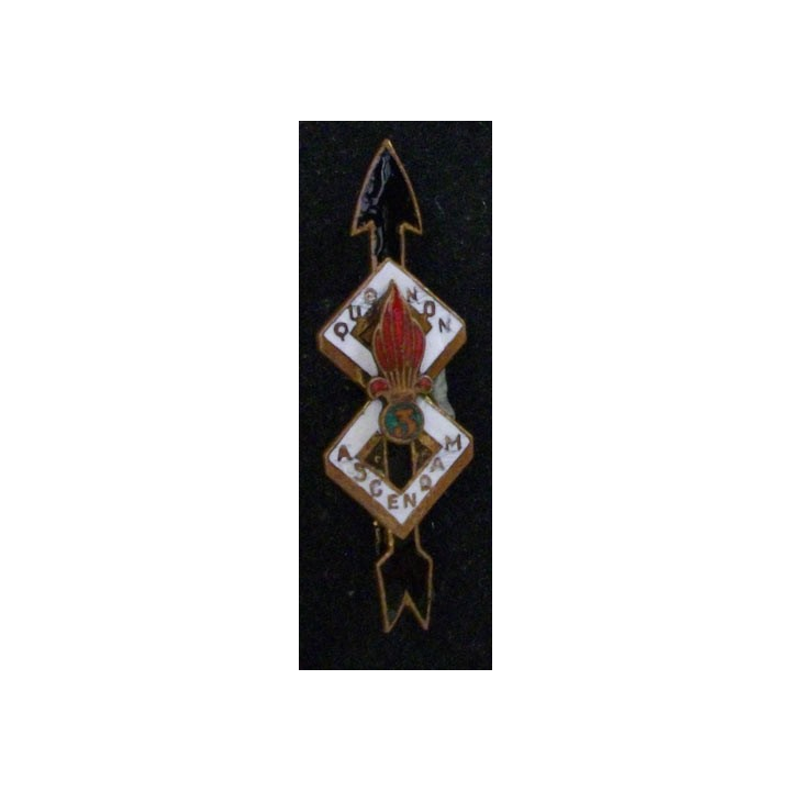 3° REI : 3°RÉGIMENT ÉTRANGER D'INF 2° BON 8°CIE (ÉMAIL)