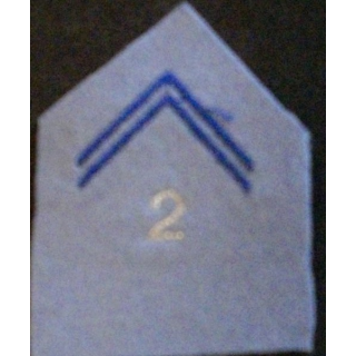 SOUTACHE 2° RMAT RÉGIMENT DU MATÉRIEL CADRE