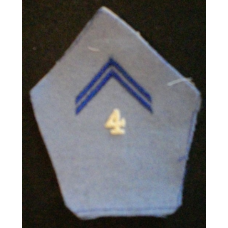 SOUTACHE 4° RMAT RÉGIMENT DU MATÉRIEL CANNETILLE