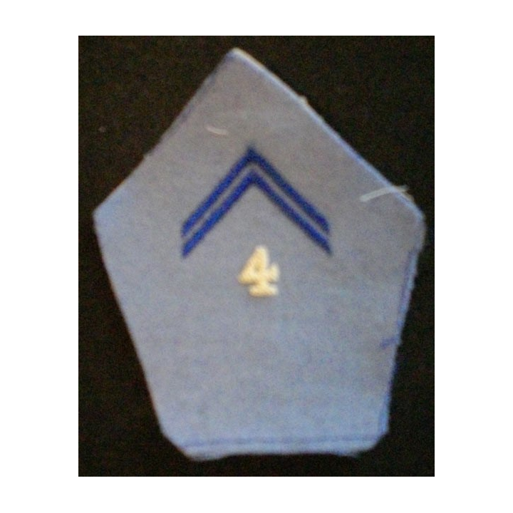 SOUTACHE 4° RMAT RÉGIMENT DU MATÉRIEL CANNETILLE