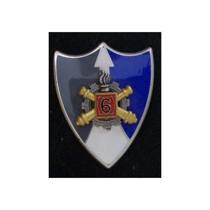 insigne du 6° régiment du matériel de fabrication Drago G. 3284 RMAT