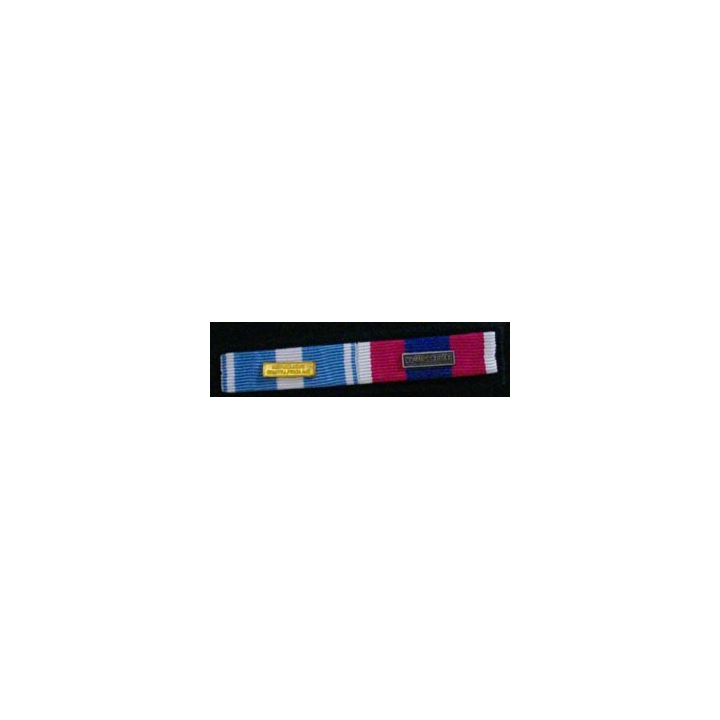 BARRETTE DE 2 DÉCORATIONS (COMMISSARIAT ET RCA)