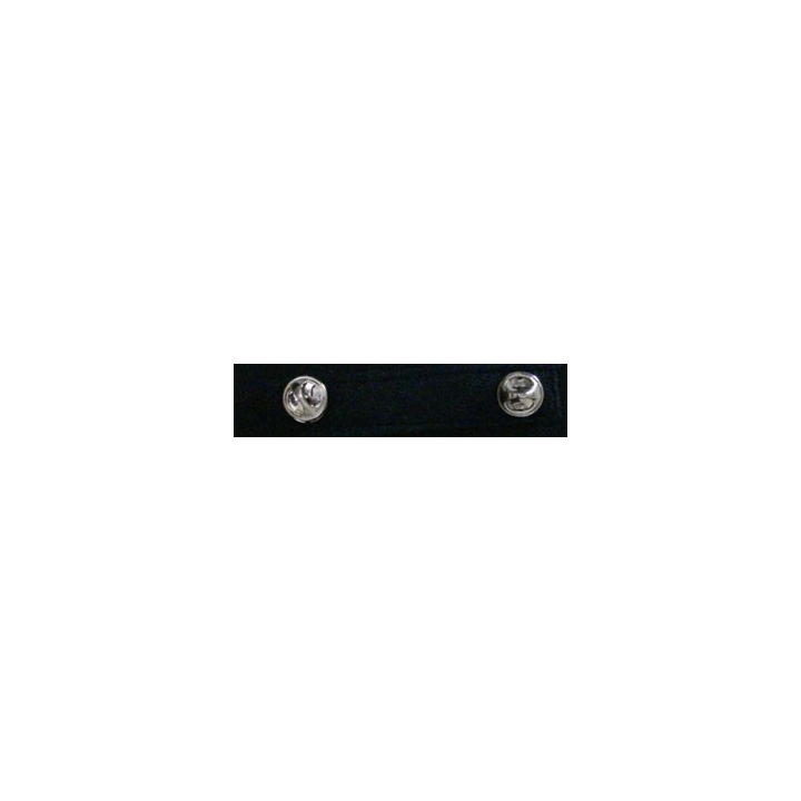 BARRETTE DE 2 DÉCORATIONS (COMMISSARIAT ET RCA)
