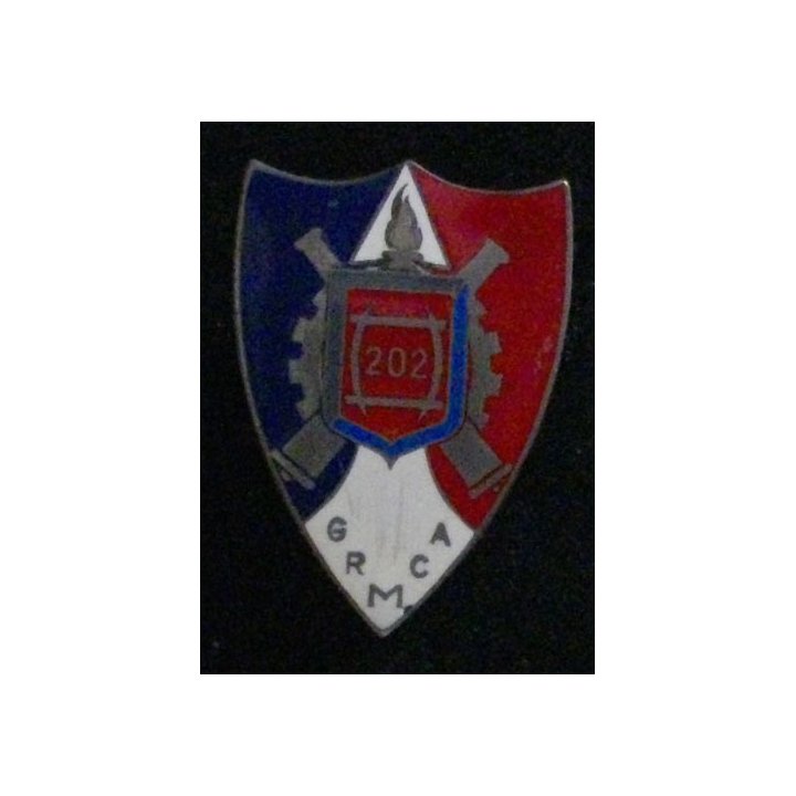 202°GRMCA : 202°GROUPE DE RÉPARATIOON DU MATÉRIEL DE CA