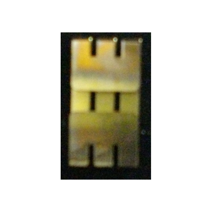 GALON DE CAPITAINE DORÉ MÉTAL ÉPAIS LONGUEUR 4,2 cm