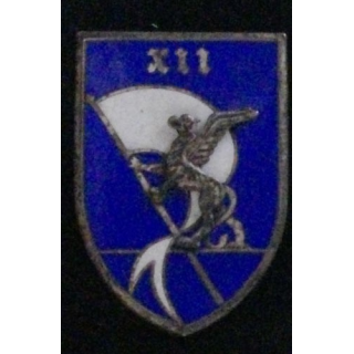 12°BM : XII°BRIGADE MÉCANISÉE  ÉMAIL (DRAGO 2282)
