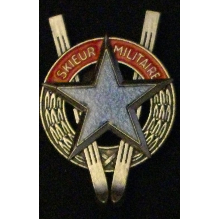 BREVET DE SKIEUR MILITAIRE TRANSLUCIDE