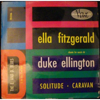 DISQUE 45 TOURS : ELLA FITZGERALD DUKE ELLINGTON N°70326