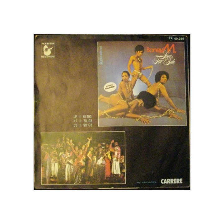 DISQUE 45 TOURS : BONEY M. MA BAKER N° LP 67.193