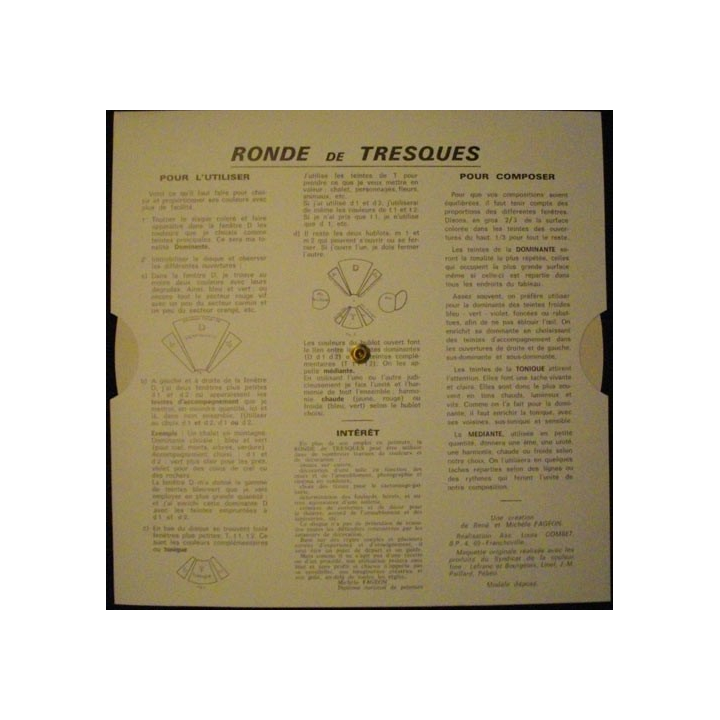 PEINTURE : Ronde des Tresques pour apprendre les couleurs