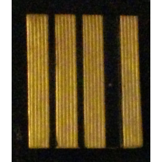 GALON MÉTALLIQUE DE CALOT COMMANDANT ARMÉE AIR MÉTAL ÉPAIS
