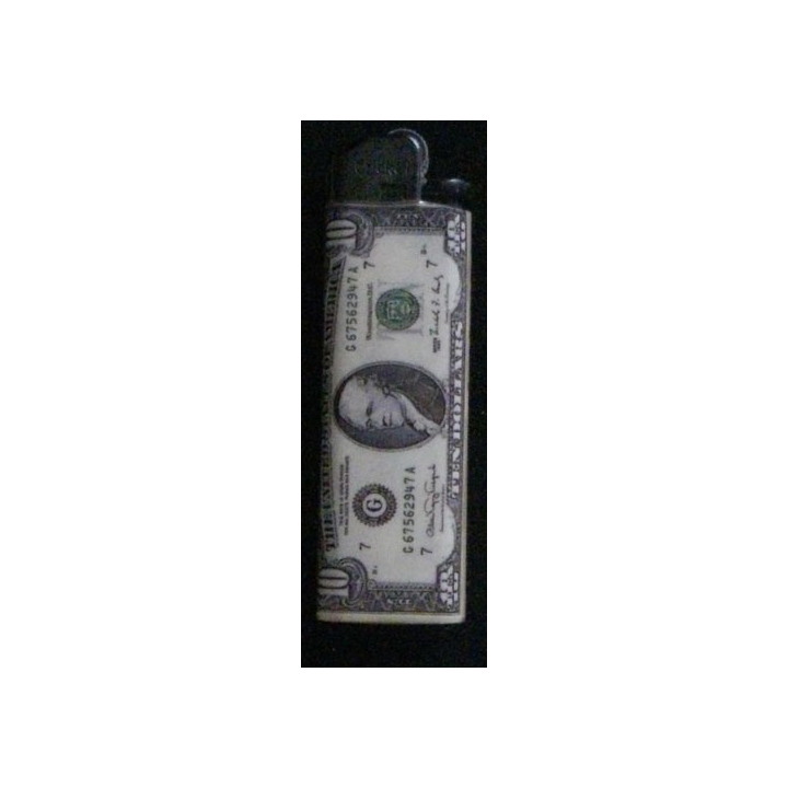 BRIQUET : 10 US DOLLARS (USAGÉ)