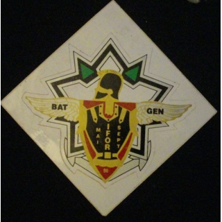 AUTOCOLLANT BATGEN RAJLOVAC 1996 3°RG IFOR (TAILLE 10 x 10 cm)