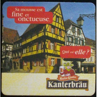 DESSOUS DE VERRE A BIÈRE : KANTERBRÄU QUI EST-ELLE (CARTON)