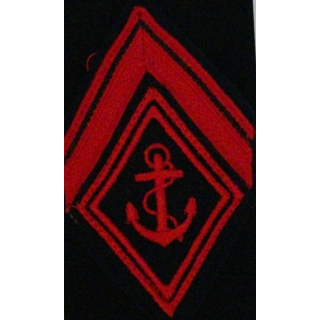 LOSANGE DE BRAS MODÈLE 45 : RÉGIMENT TROUPES DE MARINE 1°CL ADL