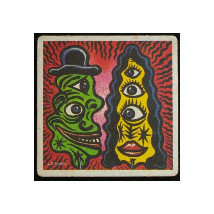 DESSOUS DE VERRE A BIÈRE : SOUS BOCK ART 1664 (CARTON) 1995