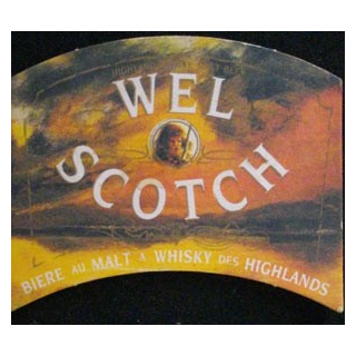 DESSOUS DE VERRE A BIÈRE : WEL SCOTCH (CARTON)