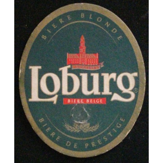 DESSOUS DE VERRE A BIÈRE : LOBURG (CARTON)