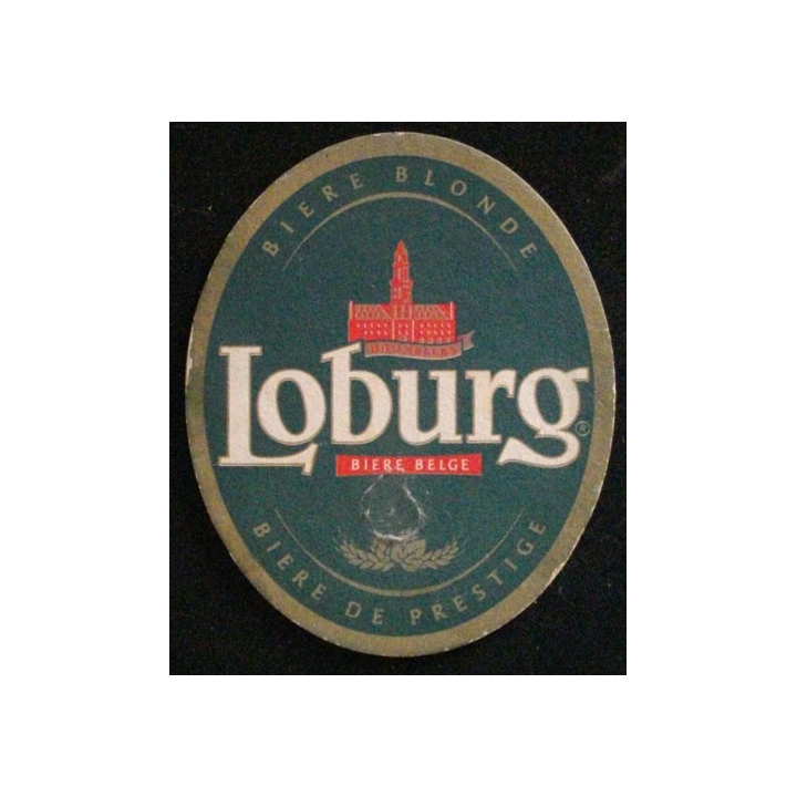 DESSOUS DE VERRE A BIÈRE : LOBURG (CARTON)