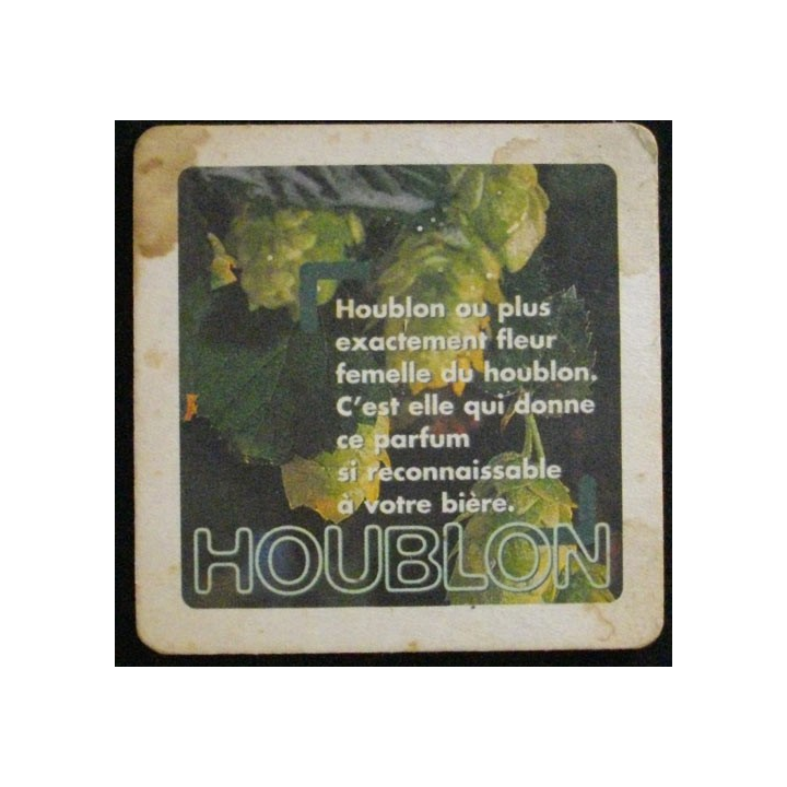 DESSOUS DE VERRE A BIÈRE : KRONENBOURG HOUBLON (CARTON)