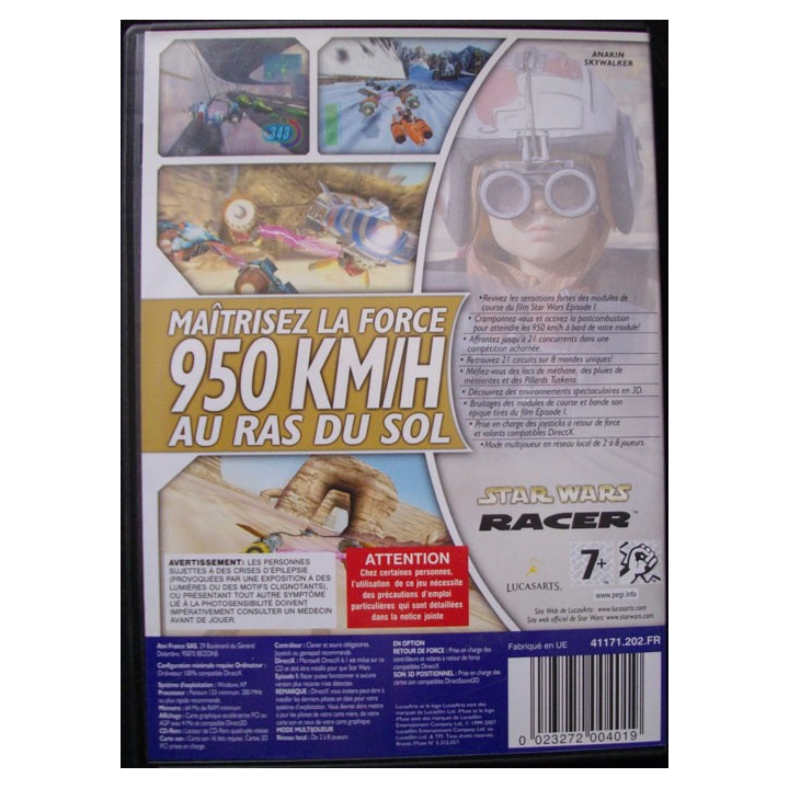 STAR WARS RACER LUCASARTS CLASSIC