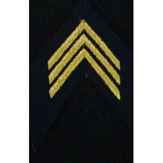 GALON TISSU DE CALOT DE SERGENT-CHEF (GALONS DORÉS)