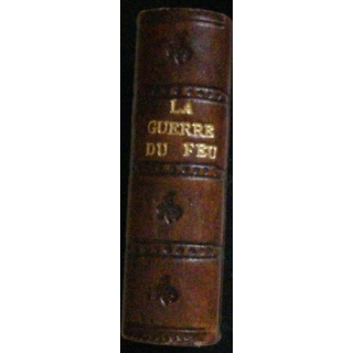 BOITE D'ALLUMETTES : CACHE BOITE EN BOIS ET CUIR GUERRE DU FEU