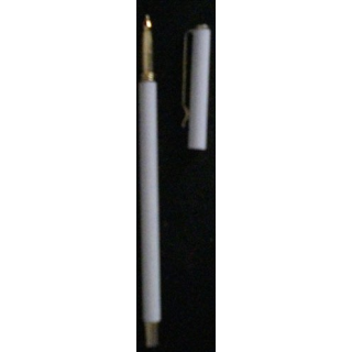 STYLO BLANC TRÈS FIN (HAUTEUR 13 cm)