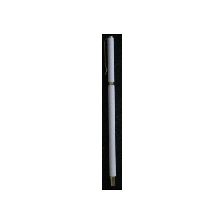 STYLO BLANC TRÈS FIN (HAUTEUR 13 cm)