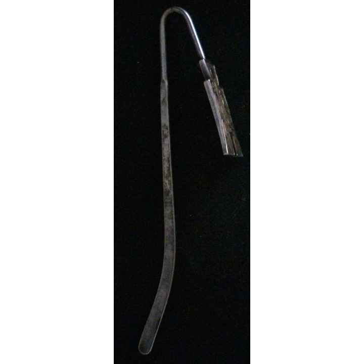 MARQUE PAGE : PRÉHISTOIRE EN MÉTAL (HAUTEUR 14,5 cm)