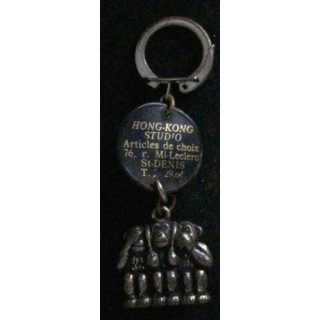 PORTE CLEFS : LES TROIS SINGES HONG-KONG STUDIO ST DENIS