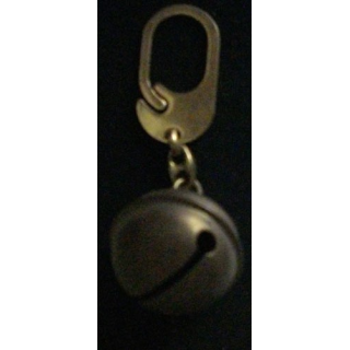 PORTE CLEFS : GRELOT A ANIMAL EN MÉTAL (HAUTEUR 10 cm)