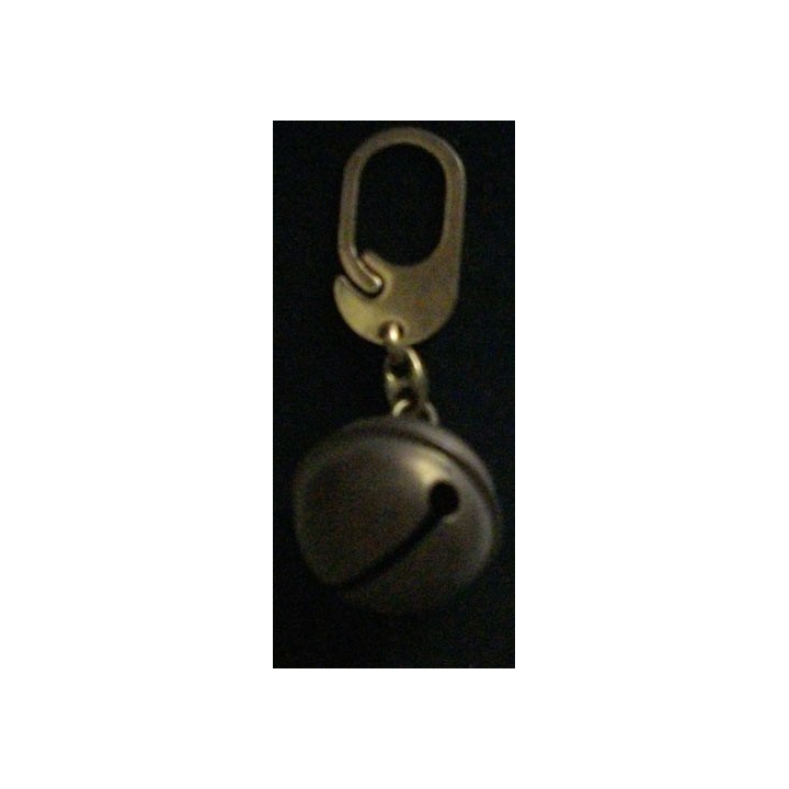 PORTE CLEFS : GRELOT A ANIMAL EN MÉTAL (HAUTEUR 10 cm)