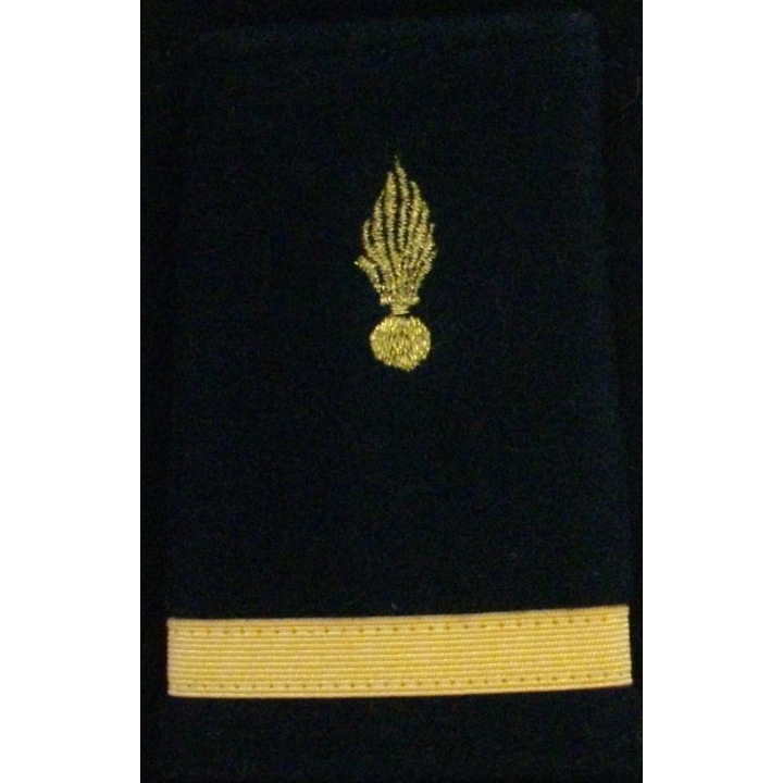 FOURREAU DE SOUS LIEUTENANT DU CORPS DES EXPERTS