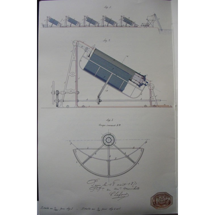 BREVET D'INVENTION DE GÉNÉRATEUR SOLAIRE : MOUCHOT (COPIE)