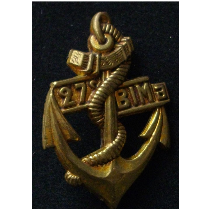 27°BIMA : 27° BATAILLON D'INFANTERIE DE MARINE