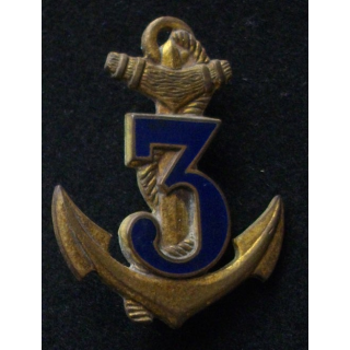 3° RIMA : 3°RÉGIMENT D'INFANTERIE DE MARINE ÉMAIL